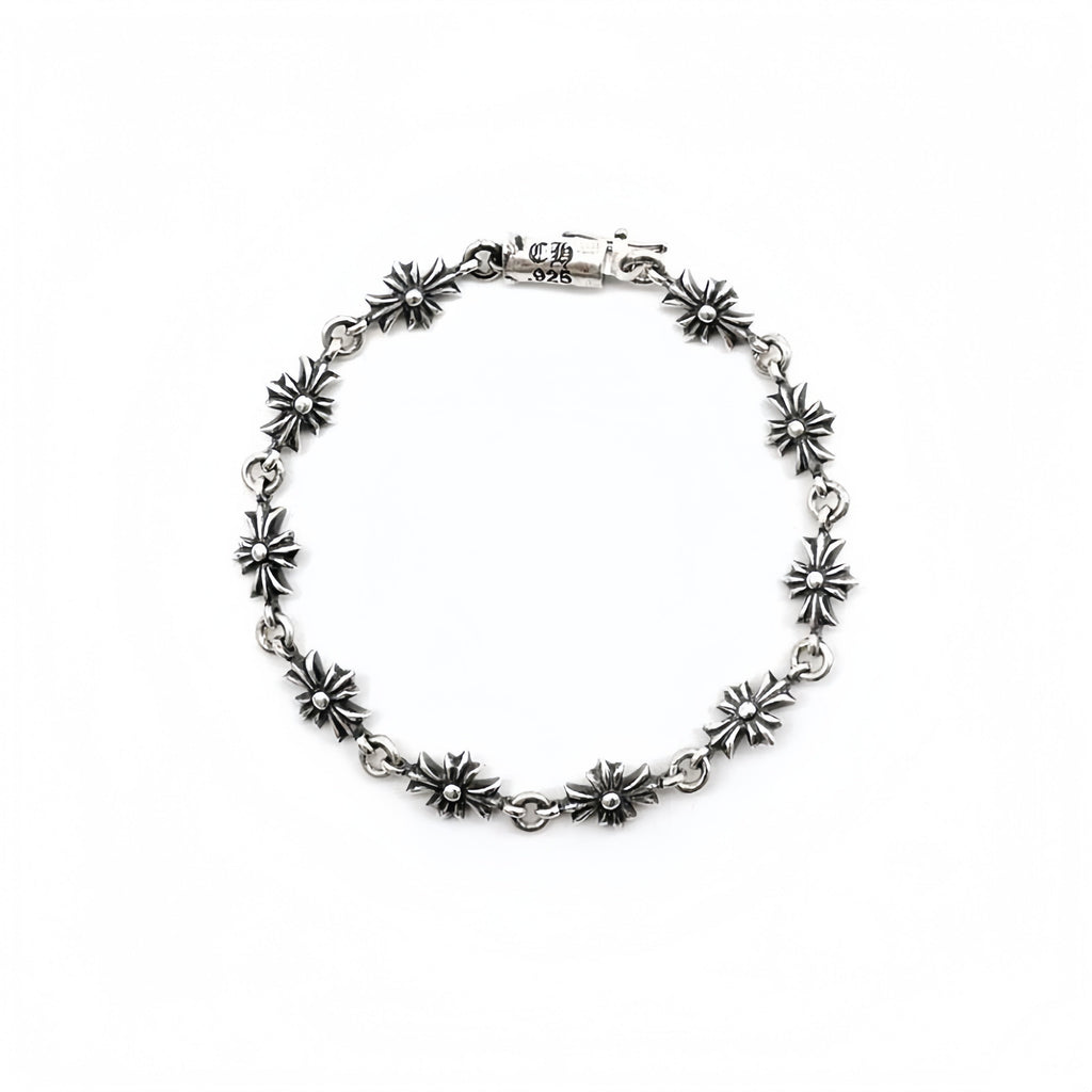 Chrome Hearts Silver Tiny E Bracelet