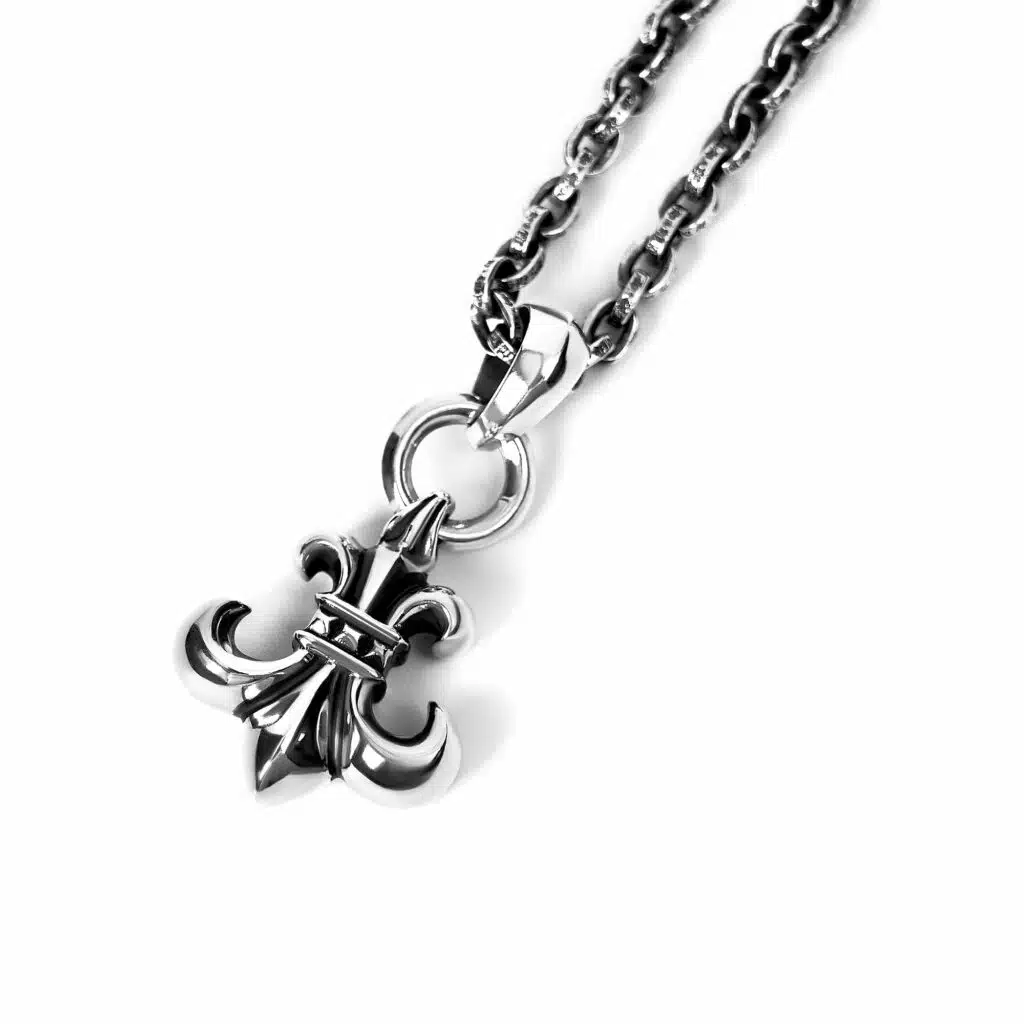 Chrome Hearts BS FLEUR PENDANT WITH BAIL