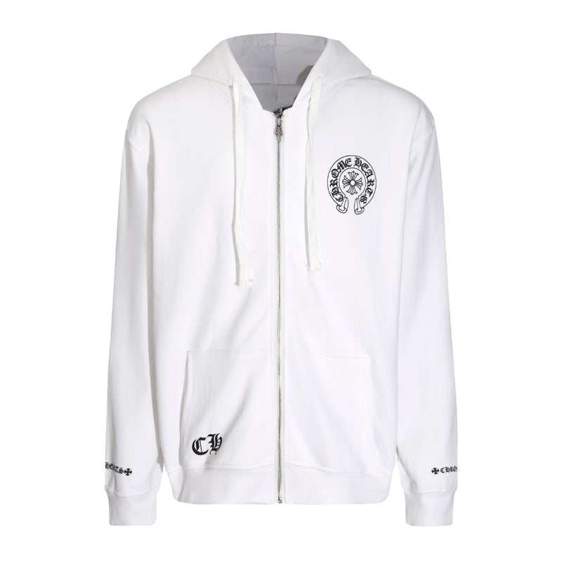 Chrome Hearts New Zip Up Hoodie 5009