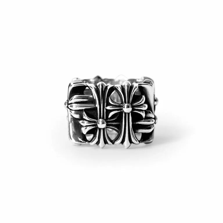 CHROME HEARTS SQUARE CEMETERY RING 9